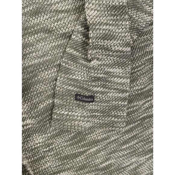 Columbia Womens Medium Open Front Cardigan Lightweight Hoodie Olive Green - Picture 3 of 6